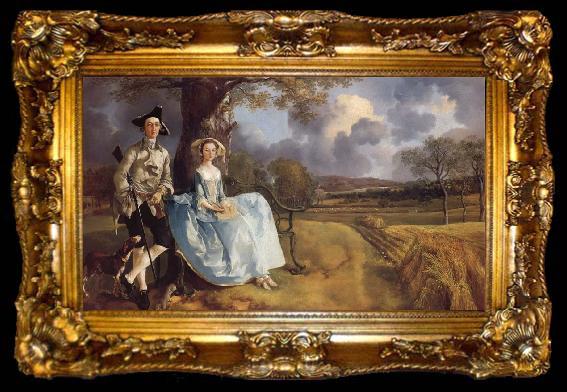 framed  Thomas Gainsborough Mr and Mrs. Andrews, Ta009-2